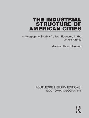 cover image of The Industrial Structure of American Cities